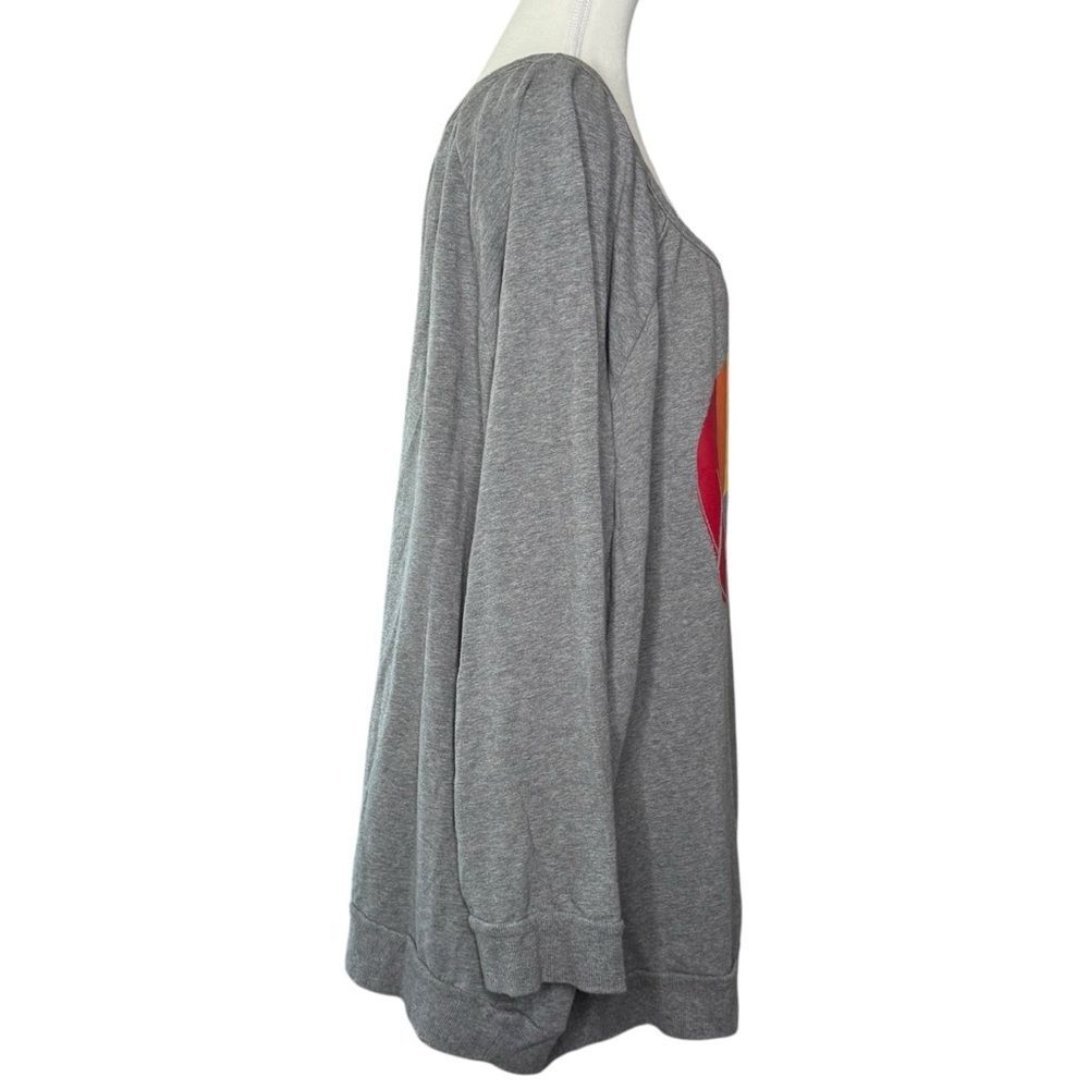 ▪️|EUC| TORRID Celebrate Love Rainbow Pride Off Shoulder Sweatshirt - Picture 6 of 8
